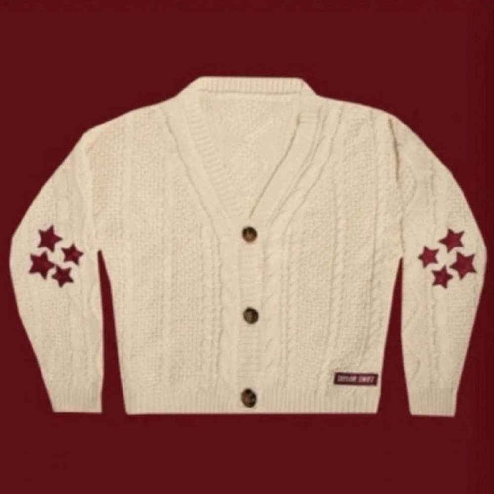 EUC AUTHENTIC OFFICIAL Taylor Swift Red (Taylor’s Version) Cardigan - Size L/ XL